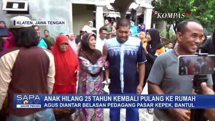 Hilang 25 Tahun, Agus Warga Desa Klaten Kembali Pulang ke Rumah