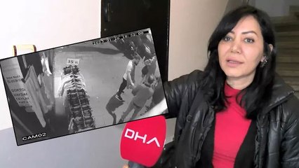 Kağıthane'de taciz iddiasına esnaf dayağı kamerada
