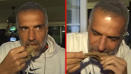 Survivor'dan dönen Berdan Mardini'nin yemek yediği anlar alay konusu oldu