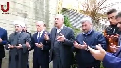 ريفي يزور ضريح الشهيد وسام عيد