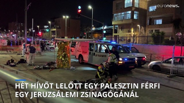 7 hívőt lelőtt egy palesztin fegyveres egy jeruzsálemi zsinagógánál