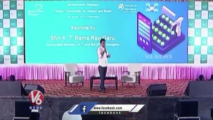 Minister KTR Full Speech At Interaction With Startup Companies | Nizamabad | V6 News