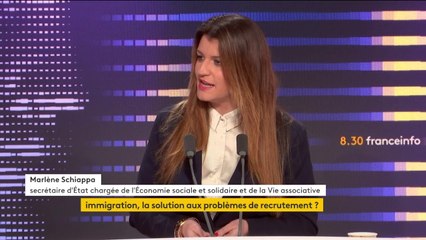 Retraites, dispositif "en première ligne", bénévolat... Marlène Schiappa invitée du "8h30 franceinfo"