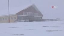 Yıldız Dağı Kayak Merkezi'nde kar kalınlığı 15 santimetreye ulaştı
