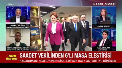 Abdulkadir Karaduman'dan 6'lı Masa Eleştirisi: "AKP Oyunu Artırıyor" - Haber Global - 26.01.2023