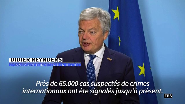 En Ukraine, le plus grand nombre de crimes de guerre jamais documentés (Reynders)