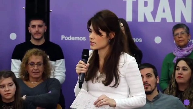 La portavoz de Unidas Podemos Isa Serra denuncia que sectores conservadores que quieren volver al modelo anterior
