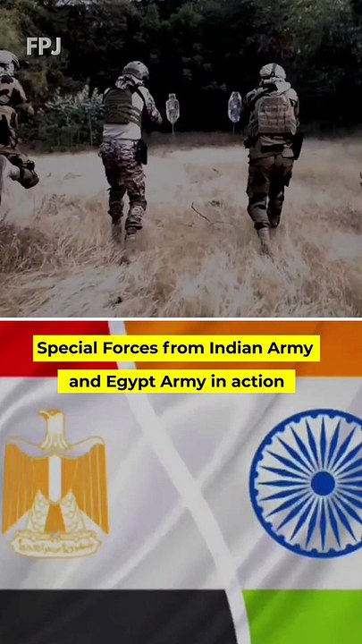 Indian Army & Egyptian Army Special Forces Joint Exercise - Cyclone 2023