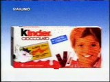 Pubblicità_Bumper anni 90 Rai 1 - Zampa Bolli Kinder Cioccolato