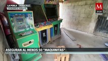 Aseguran al menos 50 maquinitas en Veracruz para evitar tragedias