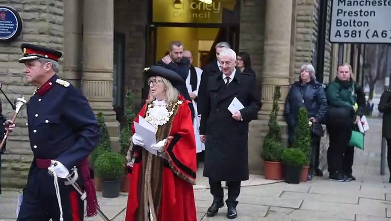 Freedom of the Borough parade in Chorley
