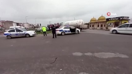 Ereğli'de iki otomobil çarpıştı: 1 yaralı