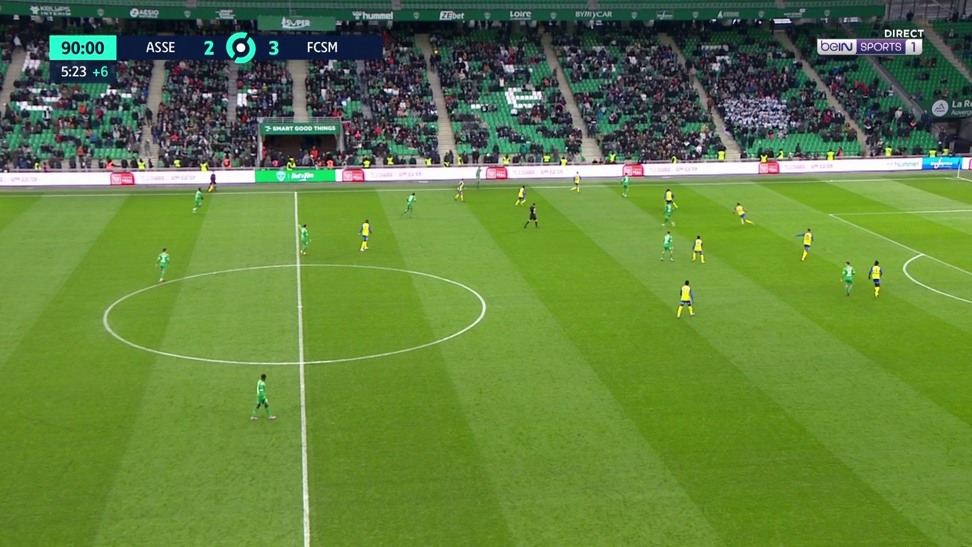 Ligue 2 BKT - Les Verts punis à la dernière seconde !