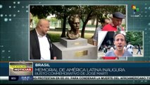 Brasil: Memorial de América Latina inaugura busto de José Martí