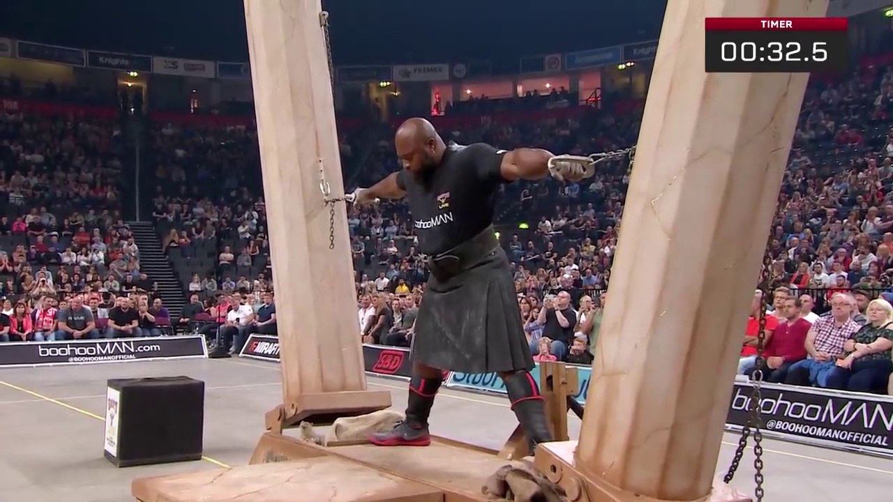 This man beats his own HERCULES HOLD WORLD RECORD