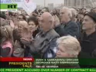 Bush dances Georgia towards NATO
