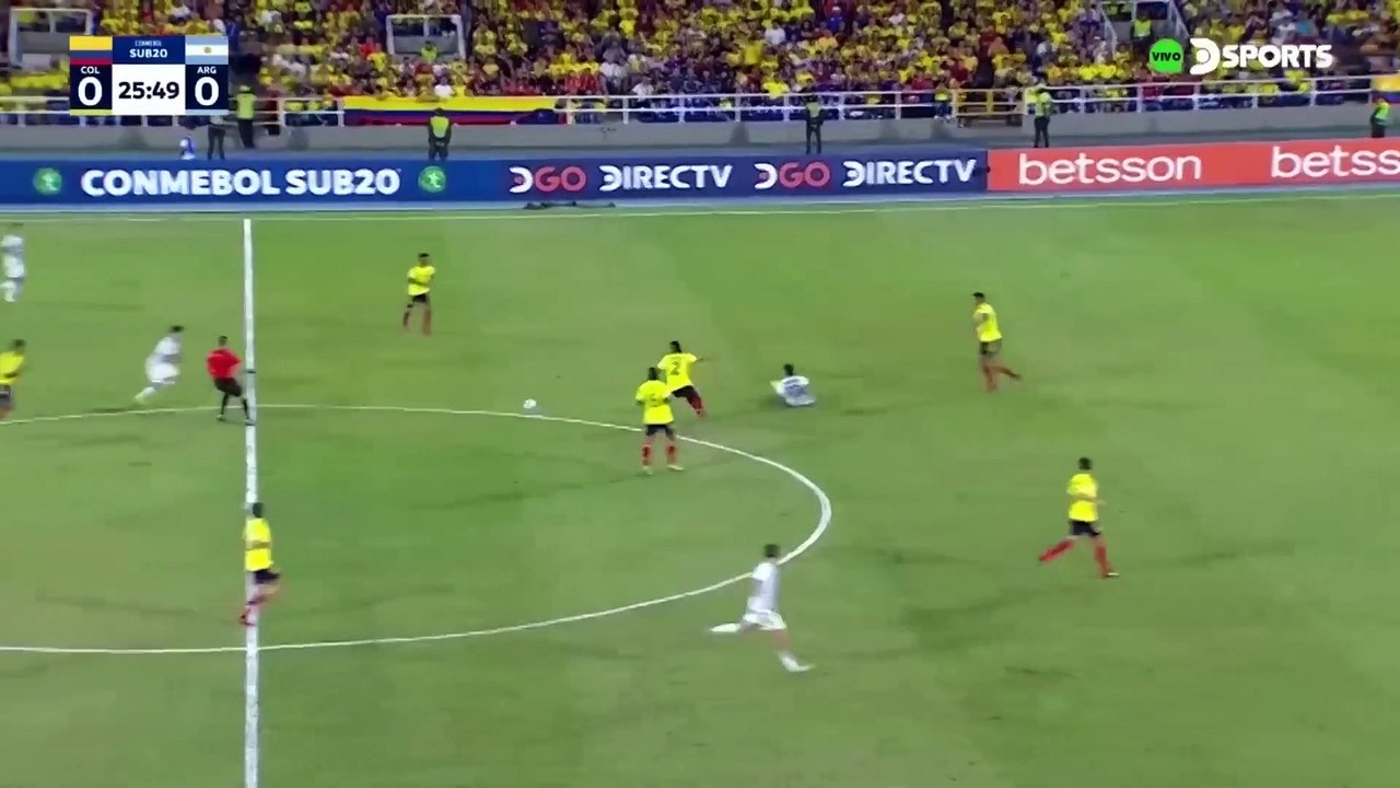 COLOMBIA venció a la ARGENTINA y se clasificó al hexagonal final del SUDAMERICANO #SUB20