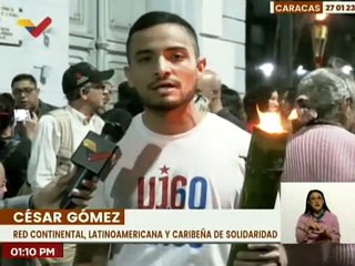 En Caracas celebran marcha de las antorchas para honrar al prócer cubano José Martí