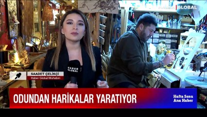 Odundan harikalar yaratıyor