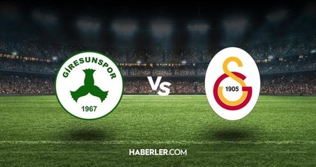 MAÇ ÖZETİ| Galatasaray- Giresunspor maç özeti izle! Galatasaray 4-0 Giresunspor maçı özeti izle! Galatasaray maçı bitti mi, kaç kaç bitti?