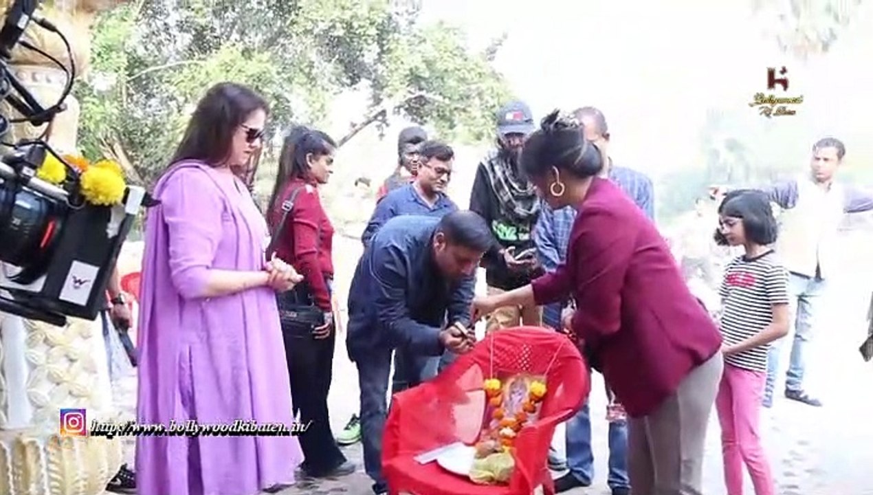 On Location Shoot Of Webseries King Sweety With Preety Sapru,Sahil Mahala,Daya Shankar Pandey and Sanand Verma