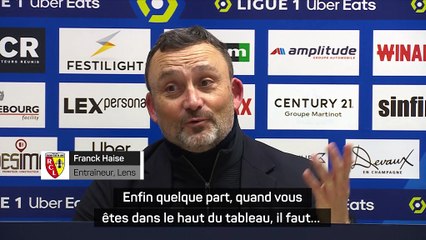 20e j. - Haise : "Si on veut avoir des matches plus ouverts, il faut repartir 12e"