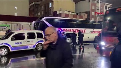 İSTANBUL-BAYRAMPAŞA'DA OTAGARDA TELEFONLA KONUŞURKEN OTOBÜS ÇARPTI