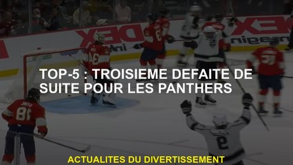 Top-5: troisième défaite consécutive pour les Panthers