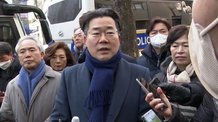 '친명계' 10여 명 동행..."정적 제거·야당 탄압" / YTN