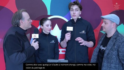 Novice Pair Champions Interview - Skate Canada Challenge 2023 - Regina