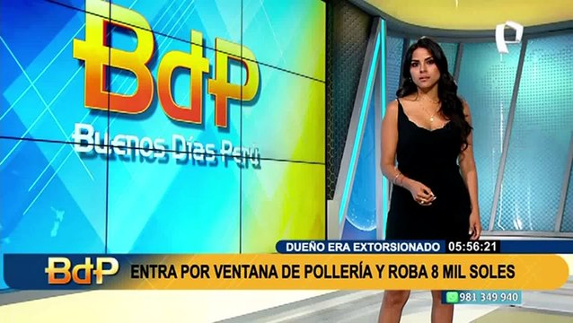 Delincuentes roban 8 mil soles en pollería de Chorrillos