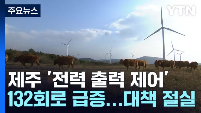 제주 '전력 출력제어' 132회로 급증...근본 대책 필요 / YTN