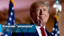 Se burla Trump del gobierno de AMLO en primer evento oficial de campaña