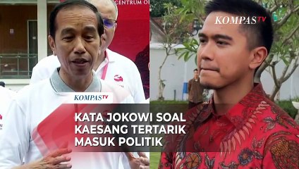 Kata Jokowi Soal Kaesang Tertarik Terjun Politik: Putuskan Sendiri, Saya Tidak Ikut-ikut