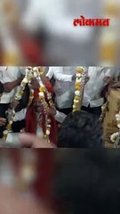 शिंदेंच्या आमदाराची अशी झाली लाडू तुला.