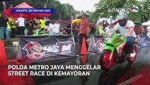 Momen Irjen Fadil Imran dan PJ Gubernur DKI Heru Budi Drag Race di Kemayoran