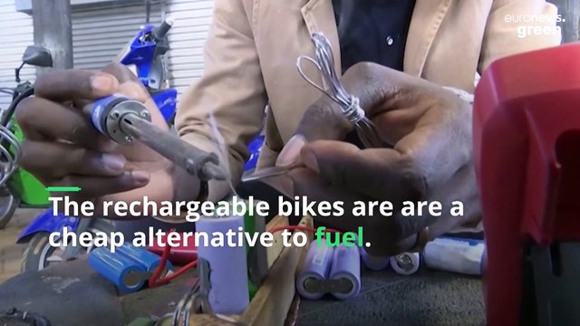 Meet the Kenyan teacher who turns old laptops into e-bike batteries