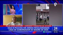 Expremier Valdés sobre ataques de manifestantes: “La Policía debe identificarlos y capturados”