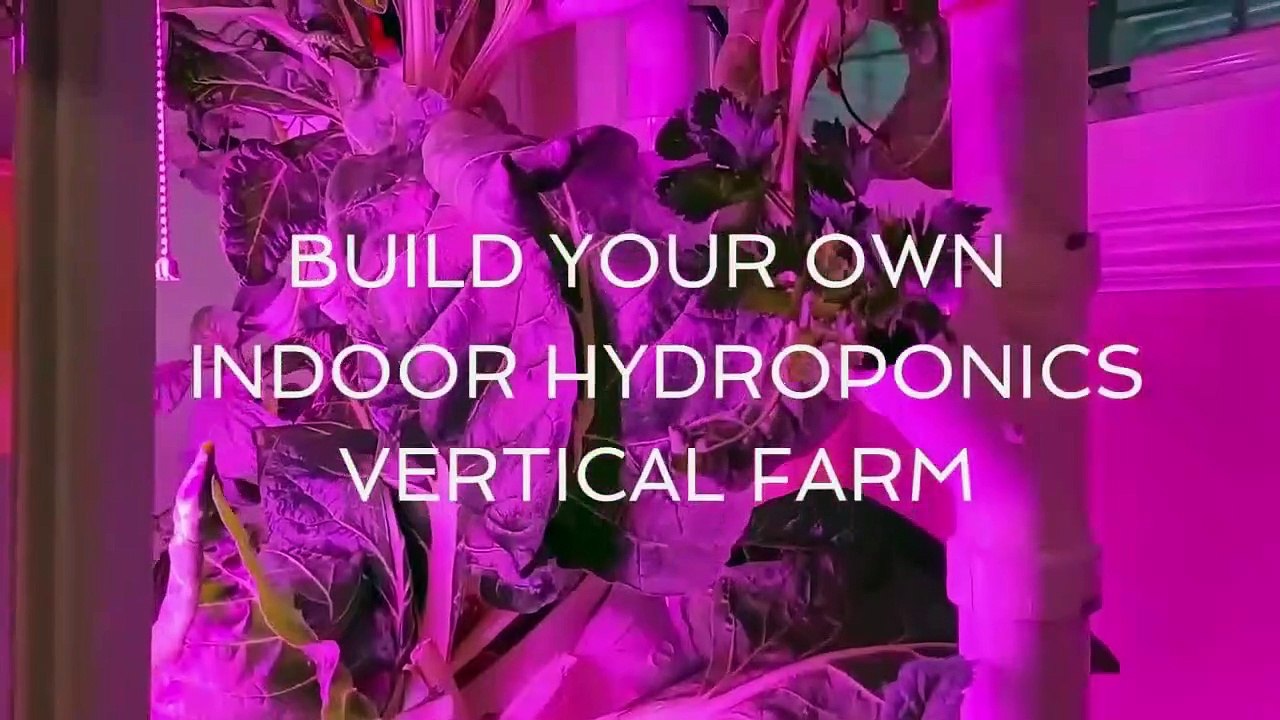 Vertical farm DIY kit that can be installed both inside and outside.