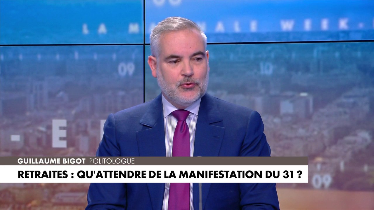 Guillaume Bigot sur le 31 janvier : «Il y a l'idée de vouloir absolument deviner une division entre les syndicats, alors qu'il y a un front uni»