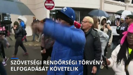 Szövetségi rendőrségi törvényt követelnek az USA-ban a rendőri túlkapások ellen