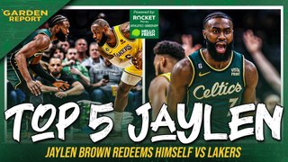 Jaylen Brown HEATS UP in Celtics Win vs Lakers
