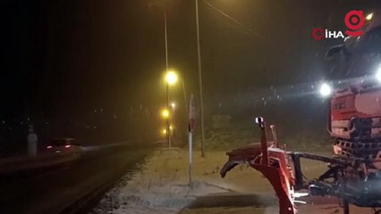 Bolu Dağı beyaza büründü