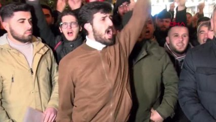 İSTANBUL-DANİMARKA'DA KUR'AN-I KERİM'İN YAKILMASI PROTESTO EDİLDİ