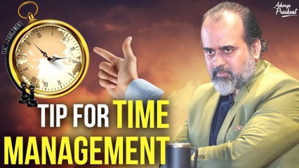 A small tip for time management || Acharya Prashant, at BITS Goa (2023)