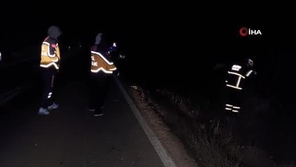 Kontrolden çıkan otomobil takla attı: 1 ölü. 1 yaralı