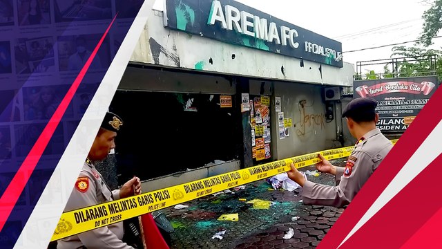 Demo Aremania Berakhir Ricuh, Massa Rusak Toko Resmi Arema FC