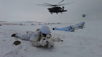 Kış Tatbikatı-2023 devam ediyor... Mehmetçiğin tatbikatta nefes kesen görüntüleri