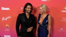 Renan Pacheco and Nicky Whelan attend the 20th Anniversary G'Day USA Arts Gala in Los Angeles