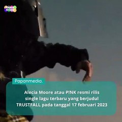 P!NK resmi rilis single lagu terbaru yang berjudul TRUSTFALL